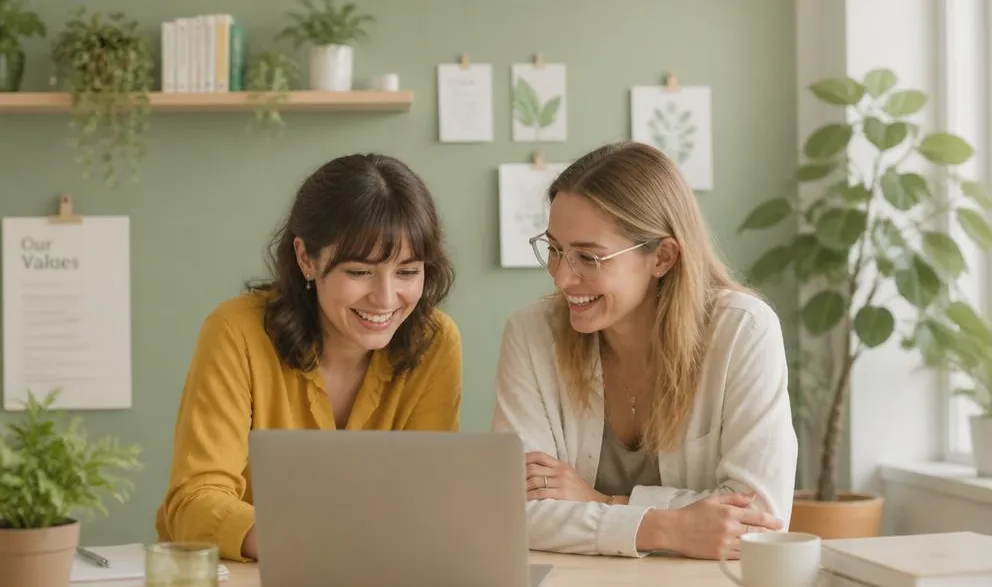 Marketing team planning campaign feedback