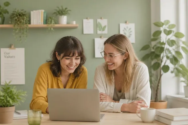 Marketing team planning campaign feedback