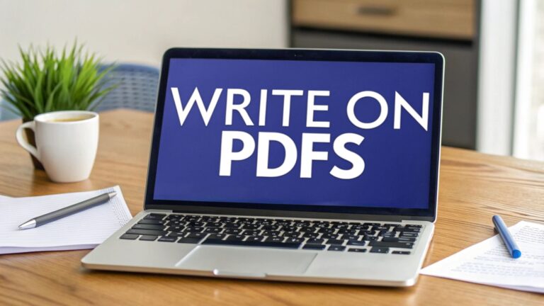 Read more about the article How Do You Write on PDF Files: Your Expert Guide to Effortless Document Editing