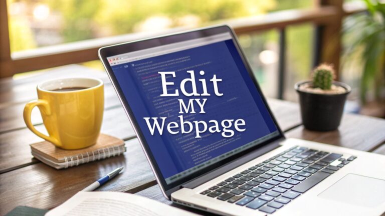 Read more about the article How to Edit My Webpage: Real-World Guide for Making Changes