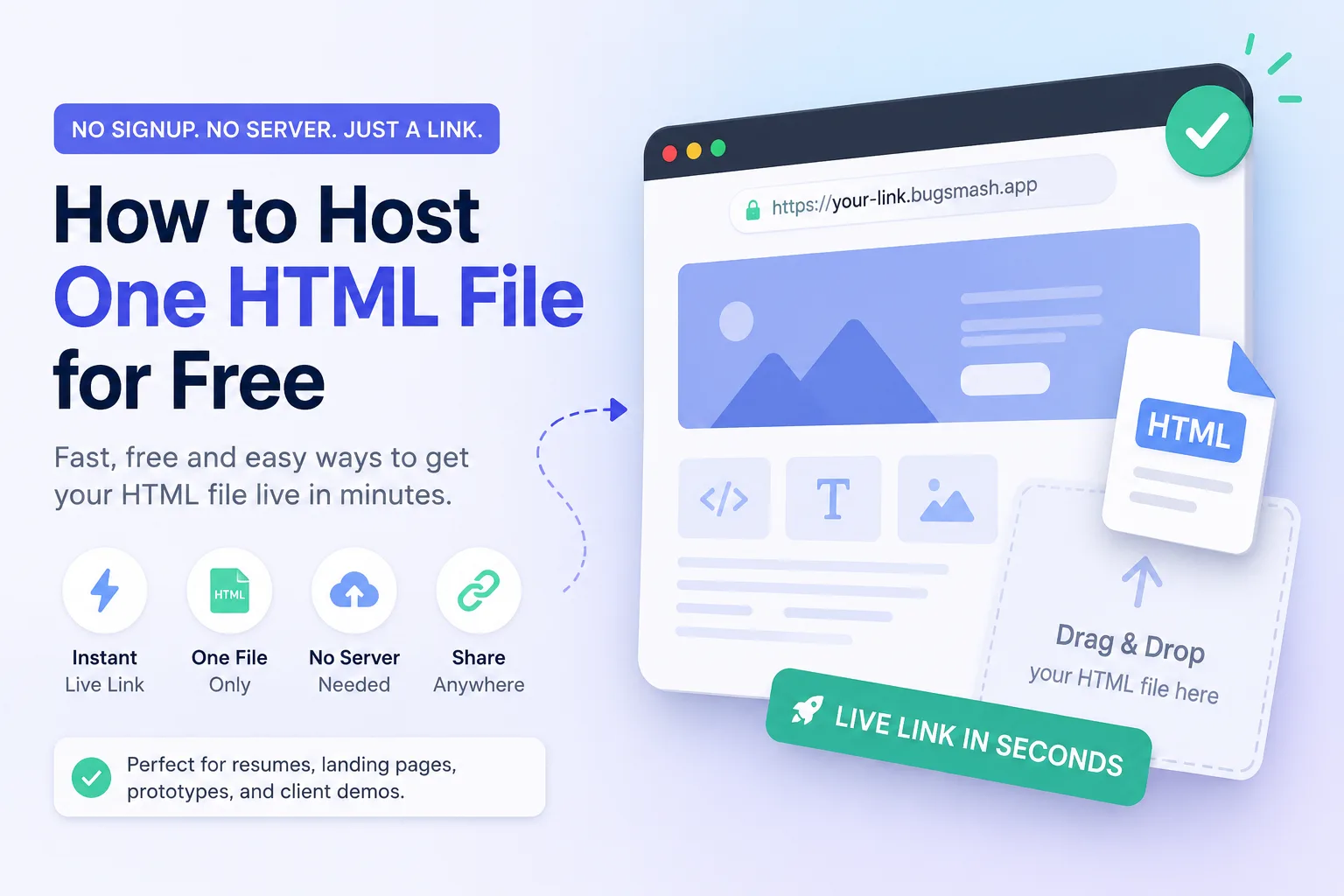 How-to-host-a-Single-HTML-File