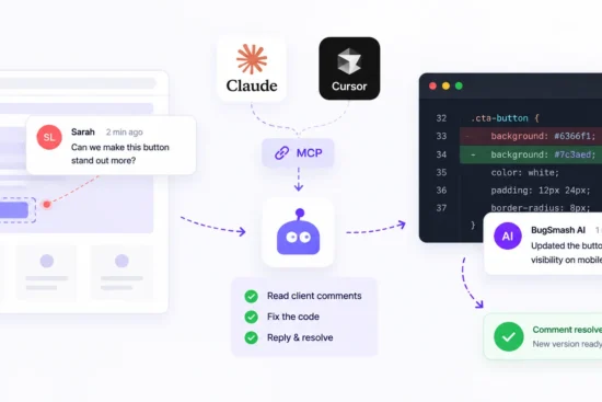 AI coding agents fixing client feedback using MCP