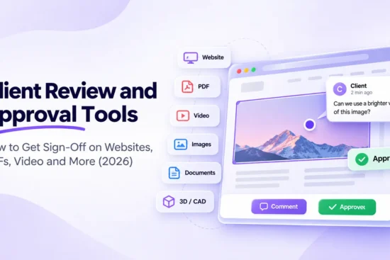 Client review and approval tools