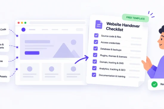 Website handover checklist template for a smooth client launch